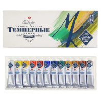 Набор красок темперных худож. "Мастер-Класс"  12цв*18 мл картон