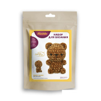 Набор для вязания игрушки "Мишка" 14+