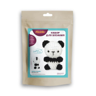 Набор для вязания игрушки "Панда" 14+