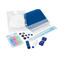 Набор для шитья "Школьный 2" 25 предметов, синий