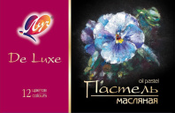 Пастель масляная  Люкс  12цв. круглая