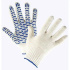 Перчатки: х/б вязаные с ПВХ 5-ти ниточные белые