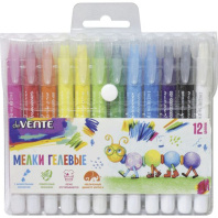 Мелки гелевые deVENTE 12цв. с акварельным эффектом