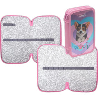 Пенал 2 отд. (205*120*40) молния, картон с конгревным тиснением Corgi, на 31пр.