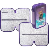 Пенал 2 отд. (205*120*40) молния, картон с конгревным тиснением Teddy Bear, на 31пр.