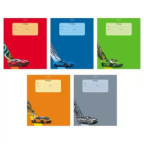 Тетрадь А5 12л косая лин. частая с доп.горизонт.лин. Hatber "АВТОстиль" (ПРОПИСЬ) обл.мел.картон, ти