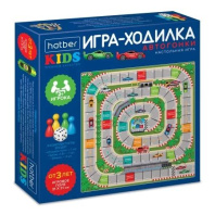 Игра с фишками 310*310 мм "Автогонки" коробка 3+
