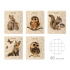 Тетрадь А5 48л кл. BV "Love me. Funny animals" мат.лам., фольга