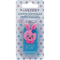 Корректирующая лента deVENTE.100% Cute. Rabbit, 5мм*6м