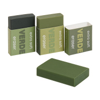 Ластик BV "Verde" супермягкий, 3 цвета, 23*35*9мм Ластик BV "Verde" супермягкий, 3 цвета, 23*35*9мм