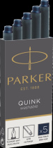 Parker чернила баллончики Quink Ink Z11, сине-чёрные 5шт.