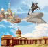 Салфетка "Санкт-Петербург 2" 33*33см, 20 шт., 2-х слойная