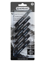 Набор угля для рисования ACMELIAE soft, medium, hard, 6 шт/уп