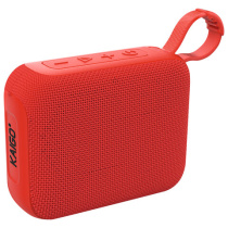 Колонка портативная KAIGO BS100, 5 Вт, Bluetooth, USB, Micro SD, TWS, FM, красная, 514220