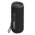 Колонка портативная KAIGO BT16T, 10 Вт, Bluetooth, Micro SD, AUX, RGB, TWS, IPX7, черная, 514225