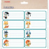 Набор наклеек для тетрадей "deVENTE. Back to School" 40x96 мм, 8 шт,