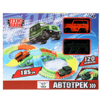 Автотрек 185 см, 2 машинки