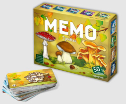 Игра Мемо "Грибы" (50 карточек)