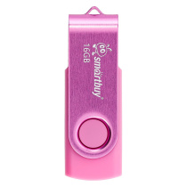 Флеш-драйв  16 GB UFD 2.0 Smartbuy Twist Pink