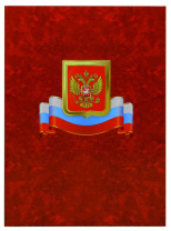 Папка Адресная А4 "Гроза с гербом и флагом" ламинированная