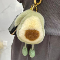 Брелок "Авокадо", текстиль