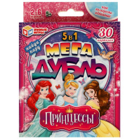 Игра настольная Дубль "Мегадубль. Принцессы" 30 карточек