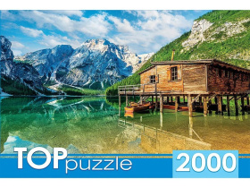 Пазлы 1000 элементов  685*485мм. "Италия. Летнее озеро Брайес" TOPpuzzle