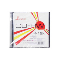 Диск CD-RW Smart Track емкость 700Mb скорость 4-12x Slim