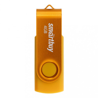 Флеш-драйв   4 GB USB 2.0 Smartbuy Twist Yellow