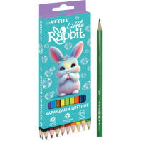 Карандаши цвет. 12цв deVENTE Little Rabbit  2М, шестигранные
