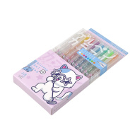 Набор гелевых ручек BV 8 цв. BV "Glitter. Kawaii animals" 0,5мм Набор гелевых ручек BV 8 цв. BV "Glitter. Kawaii animals" 0,5мм