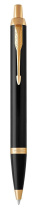 Parker IM Core Шариковая ручка K321 Metal Black GT M синие чернила