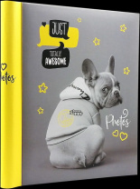 Фотоальбом магнитный 10л  23*28см спир. Fluffy pets. Гррр