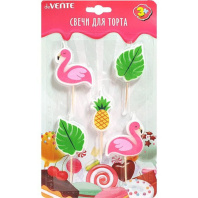 Свечи для торта Тропические, 5шт* Свечи для торта Тропические, 5шт*