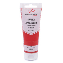 Краска акрил. "VISTA-ARTISTA" Studio 75мл матовая Красный светлый