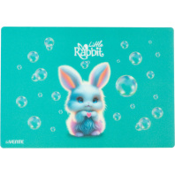 Настольное покрытие д/лепки 33*23см "Little Rabbit" 600мкм, пулупрозрачное