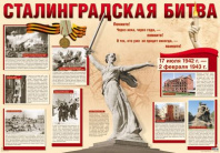 Плакат А1 "Сталинградская битва"