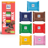 Шоколад порционный 1 плитка RITTER SPORT, ассорти, 16,67 г, ЯРКАЯ КОЛЛЕКЦИЯ Шоколад порционный 1 плитка RITTER SPORT, ассорти, 16,67 г, ЯРКАЯ КОЛЛЕКЦИЯ
