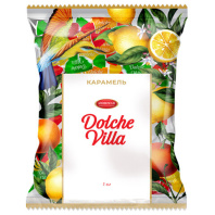 Карамель леденцовая АЗОВСКАЯ "Дольки" Ассорти "Dolche Villa" 1000 г, М292