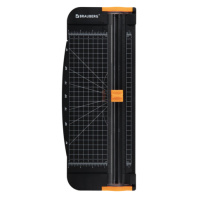 Резак роликовый BRAUBERG SUPER PLUS A4, 12 листов, длина реза 310 мм, линейка для реза, +3 лезвия В ПОДАРОК! 533369 Резак роликовый BRAUBERG SUPER PLUS A4, 12 листов, длина реза 310 мм, линейка для реза, +3 лезвия В ПОДАРОК! 533369