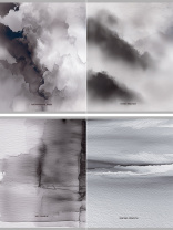 Тетрадь А5  96л кл. Проф-Пресс "Акварельные разводы" лен