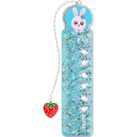 Линейка 15 см ,"100% Cute. Rabbit" ПВХ с рисунком и с блестками, с подвесом. Линейка 15 см ,"100% Cute. Rabbit" ПВХ с рисунком и с блестками, с подвесом.