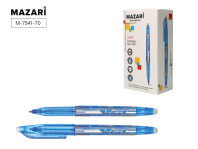Ручка шариковая стираемая MAZARI "Limpid" синяя, 0,8мм Ручка шариковая стираемая MAZARI "Limpid" синяя, 0,8мм