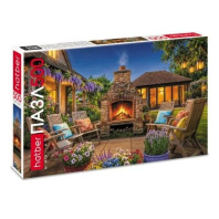 Пазлы  500 элементов  480*330мм.  "Летний вечер у камина"
