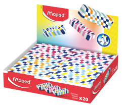 Ластик MAPED "Trendy teens checkerboard" ассорти