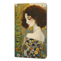 Записная книжка А5 32л скоба "Inspiration. Art. Notes. Климт (рыжая, кудрявая девушка, платье в цв" Записная книжка А5 32л скоба "Inspiration. Art. Notes. Климт (рыжая, кудрявая девушка, платье в цв"