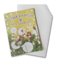 Картон белый А4 10л. немелов., пл. 200 гр/м2 "Веселый май" Картон белый А4 10л. немелов., пл. 200 гр/м2 "Веселый май"