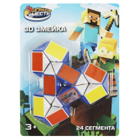 Головоломка змейка 19*14см "Кубики" Головоломка змейка 19*14см "Кубики"