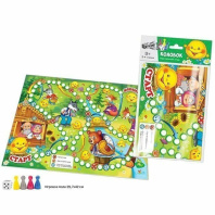 Игра с фишками 300*400 мм "Колобок" в пакете 5+
