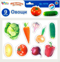 Игра магнитная "Овощи" 9 фигурок 3+